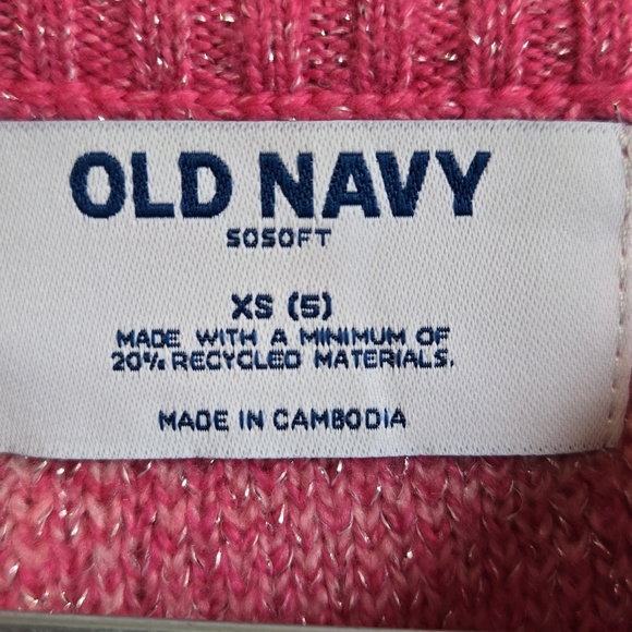 Pink Heart Pattern Sweater - Picture 3 of 5